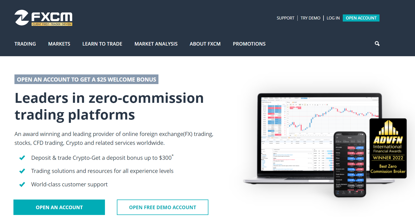 FXCM is CFD regulated broker which offers different kind of assets.