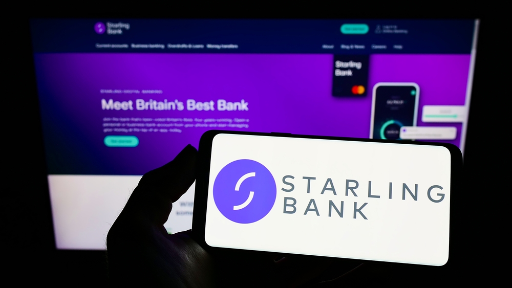 Starling Bank web page