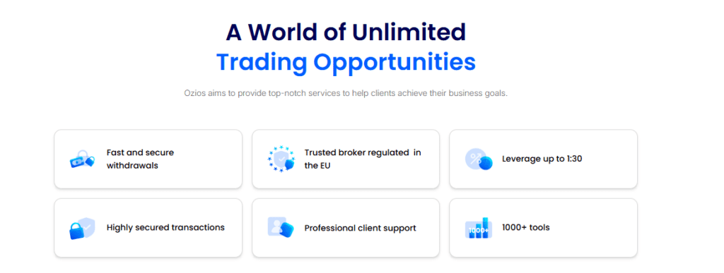 Ozios: What does broker offers