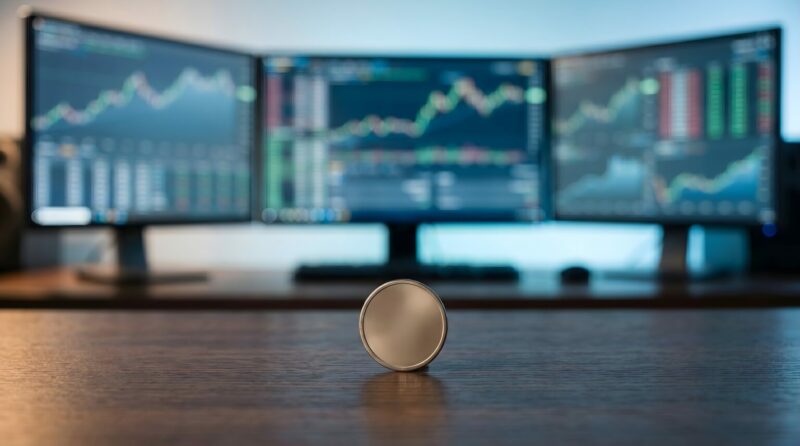 Coin on table. Source: Adobe Stock